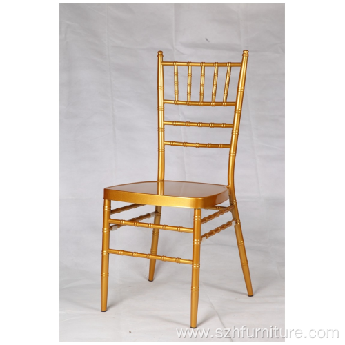 Gold Tiffany Dinner Metal Steel Chiavari Chairs